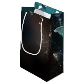 Mint Night Butterflies Klein Cadeauzakje (Achterkant Gekanteld)