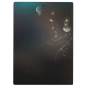 Mint Night Butterflies Klembord (Achterkant)