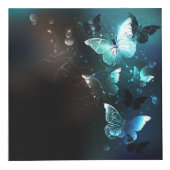 Mint Night Butterflies Kubus (Rechts)