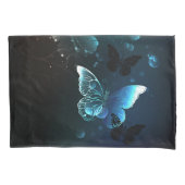 Mint Night Butterflies Kussensloop (Voorkant)