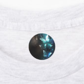 Mint Night Butterflies Labels (Aangebracht)