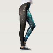 Mint Night Butterflies Leggings (Rechts)
