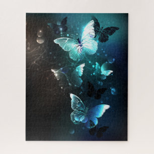 Mint Night Butterflies Legpuzzel