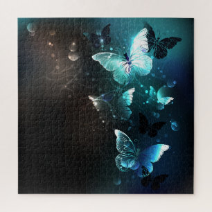 Mint Night Butterflies Legpuzzel