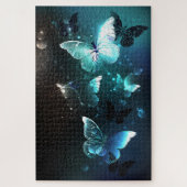 Mint Night Butterflies Legpuzzel (Verticaal)