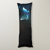 Mint Night Butterflies Lichaamskussen (Achterkant (Verticaal))