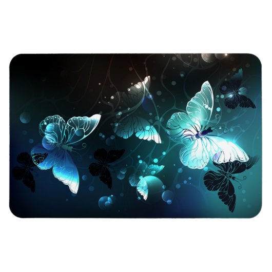 Mint Night Butterflies Magneet (Horizontaal)