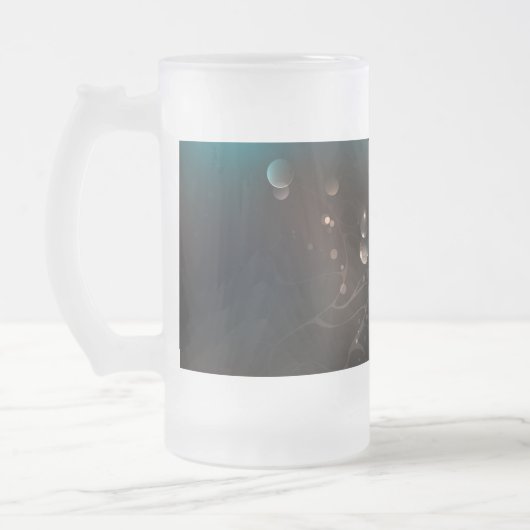 Mint Night Butterflies Matglas Bierpul (Links)