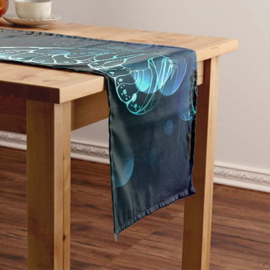 Mint Night Butterflies Medium Tafelloper (Voorbeeld)