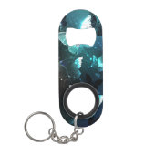 Mint Night Butterflies Mini Flessenopener (Voorkant)