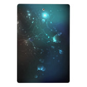 Mint Night Butterflies Mini Klembord (Achterkant)