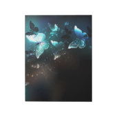 Mint Night Butterflies Notitieblok (Linkerzijde)