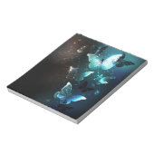 Mint Night Butterflies Notitieblok (Linkerzijde)