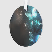 Mint Night Butterflies Ornament (voorkant)