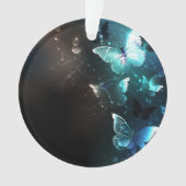 Mint Night Butterflies Ornament (voorkant)