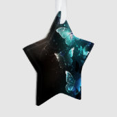 Mint Night Butterflies Ornament (voorkant)