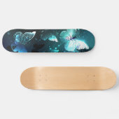 Mint Night Butterflies Persoonlijk Skateboard (Horizontaal)