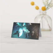 Mint Night Butterflies Plaatskaartje (Achterkant)