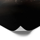 Mint Night Butterflies Poster (Hoek)