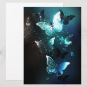 Mint Night Butterflies Programmakaart (Voorkant / Achterkant)