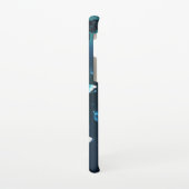 Mint Night Butterflies Samsung Galaxy Hoesje (Linkerkant)