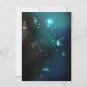 Mint Night Butterflies Save The Date (Achterkant)