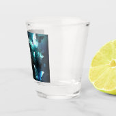 Mint Night Butterflies Shot Glas (Rechts)
