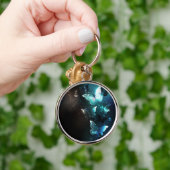 Mint Night Butterflies Sleutelhanger (Hand)