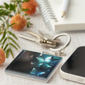 Mint Night Butterflies Sleutelhanger (Voorkant Rechts)