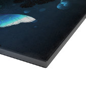 Mint Night Butterflies Snijplank (Hoek)