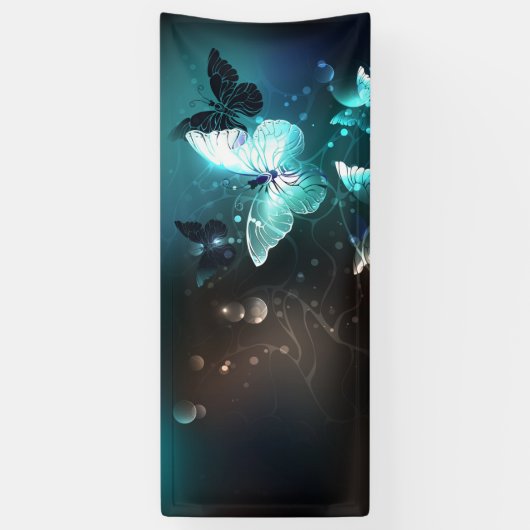 Mint Night Butterflies Spandoek (Verticaal)
