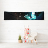 Mint Night Butterflies Spandoek (Insitu)