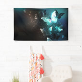 Mint Night Butterflies Spandoek (Insitu)