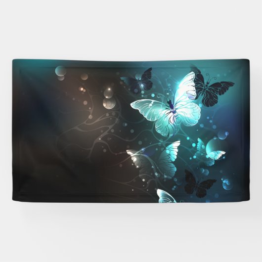 Mint Night Butterflies Spandoek (Horizontaal)