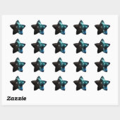 Mint Night Butterflies Ster Sticker (Vel)