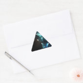Mint Night Butterflies Sticker (Envelop)