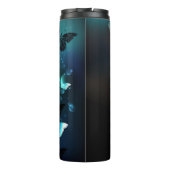 Mint Night Butterflies Thermosbeker (Achterkant)