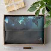 Mint Night Butterflies Tissuepapier (Geschenk)