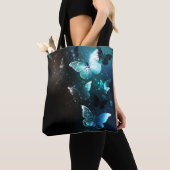 Mint Night Butterflies Tote Bag (Dichtbij)