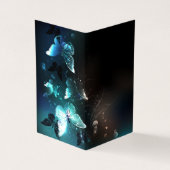 Mint Night Butterflies Visitekaartje (Buitenkant)