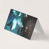 Mint Night Butterflies Visitekaartje (Achterkant)