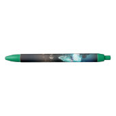 Mint Night Butterflies Zwarte Inkt Pen (Voorkant)