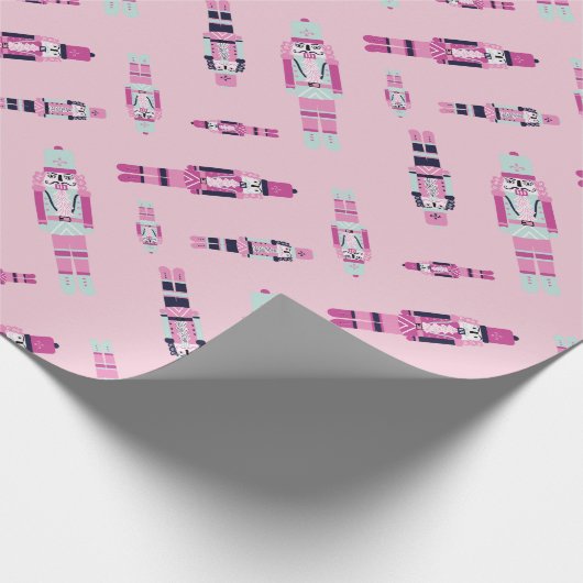 Mint Notenkraker Parade Wrapping Paper Roll Cadeaupapier (Hoek)