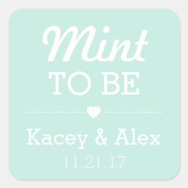 Mint om de stickers te zijn die de voorkeur geven