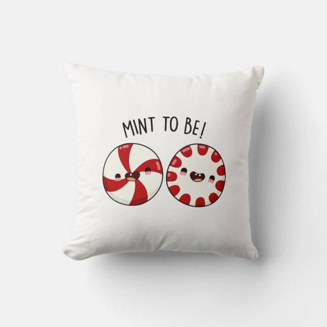 Mint om grappig te zijn... Snoep Kussen (Voorkant)