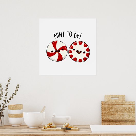 Mint om grappig te zijn... Snoep Poster (Keuken)