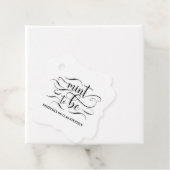 Mint om te wedden bedankjes labels (In situ)