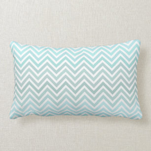 Mint Ombre Chevron Kussen