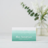 Mint Ombre Mode Consultant Visitekaartje (Staand voorkant)