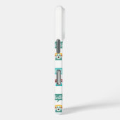 Mint Oranje Aqua Tan Retro Telefoon Hallo Case-Mate iPhone Case (Achterkant / Rechts)